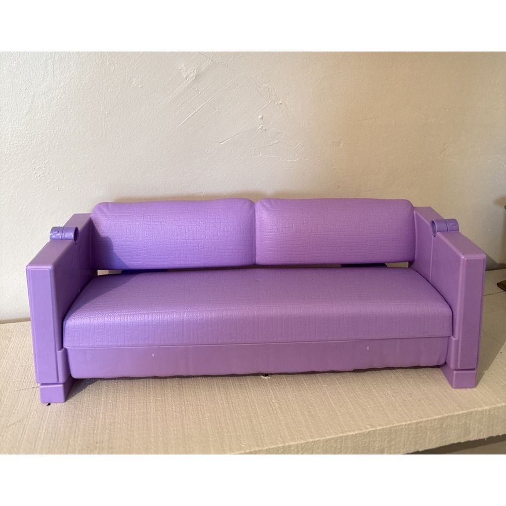 2018 Barbie Dream House Replacement Part Purple Bunk Bed Sofa Couch